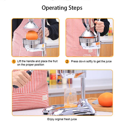 Stainless Steel Citrus Fruits Squeezer Orange Lemon  Juicer Lemon Fruit Pressing Machine Press Juicer Home commercial