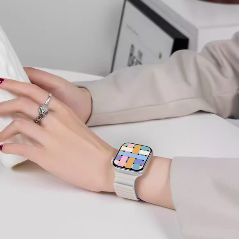 Силиконовые магнитные ремешки для часов Apple iWatch 