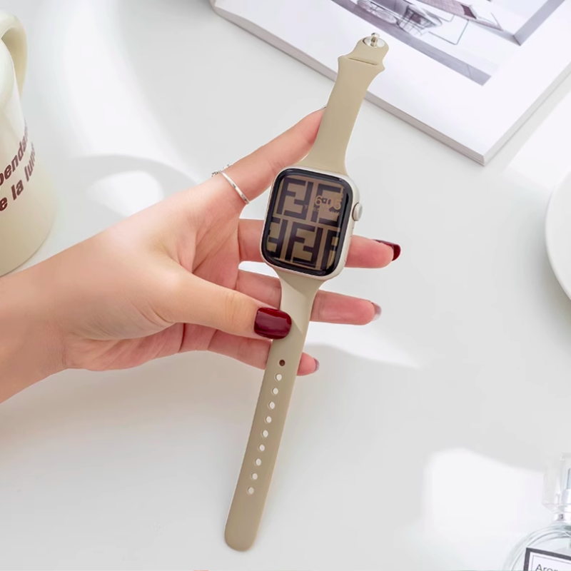 Correa de Apple Watch deportiva impermeable de silicona suave 