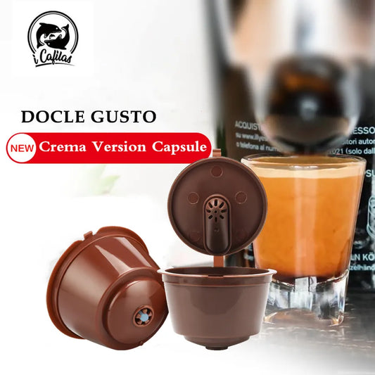 ICafilas3pcs/packet 3rd Refillable For Dolce Gusto Coffee Capsule For Dolci Nescafe Machine Reusable Dulce Gusto Coffee Filter