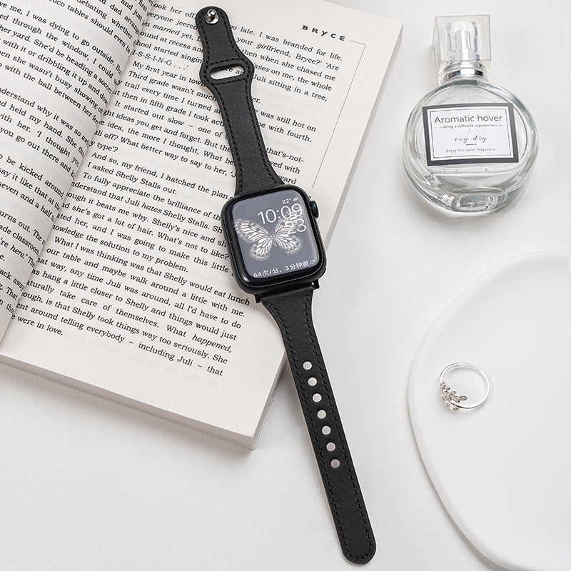 Новые модные спортивные кожаные часы Apple Watch для женщин 