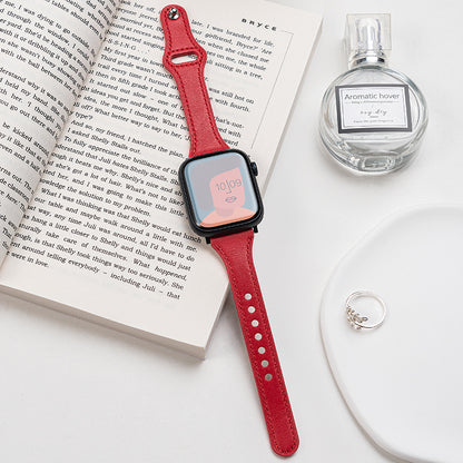 Новые модные спортивные кожаные часы Apple Watch для женщин 