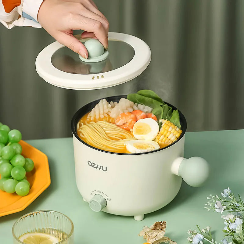 Mini Electric Rice Pot Multicooker Hotpot Stew Heating Pan Noodles Eggs Soup Steamer Rice Cookers Cooking Pot for Home