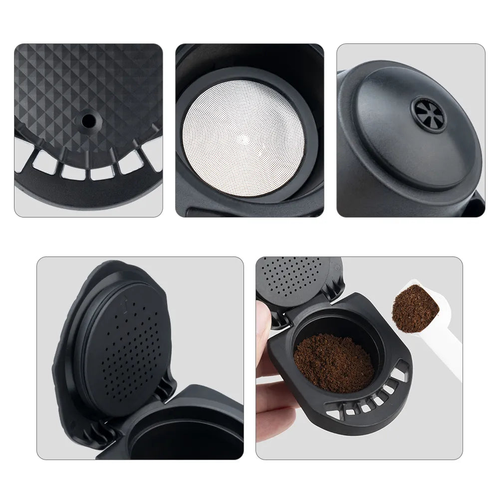 ICafilas VIPCoffee Adapter Dolce Gusto Reusable Capsule Adapter with Genio S Piccolo Coffee Machine Accessories