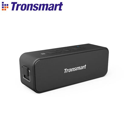 Tronsmart T2 Plus Speakers Bluetooth Outdoor Portable Wireless with Waterproof IPX7 NFC 24H Playtime Micro SD for All Phone