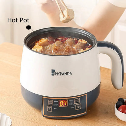 Multifunctional Electric Cooker Hot Pot Mini Non-stick Food Noodle Cooking Skillet Egg Steamer Soup Heater Pot Frying FOR Home