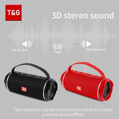 Bluetooth Speaker TG116c TWS Wireless Powerful Box Portable Outdoor Speakers Waterproof Subwoofer 3D Stereo Sound HandsFree Call