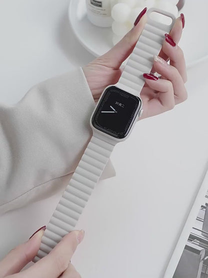 Correas de reloj magnéticas de silicona para Apple iWatch 