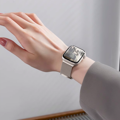 Магнитный миланский ремешок из нержавеющей стали для Apple Watch 