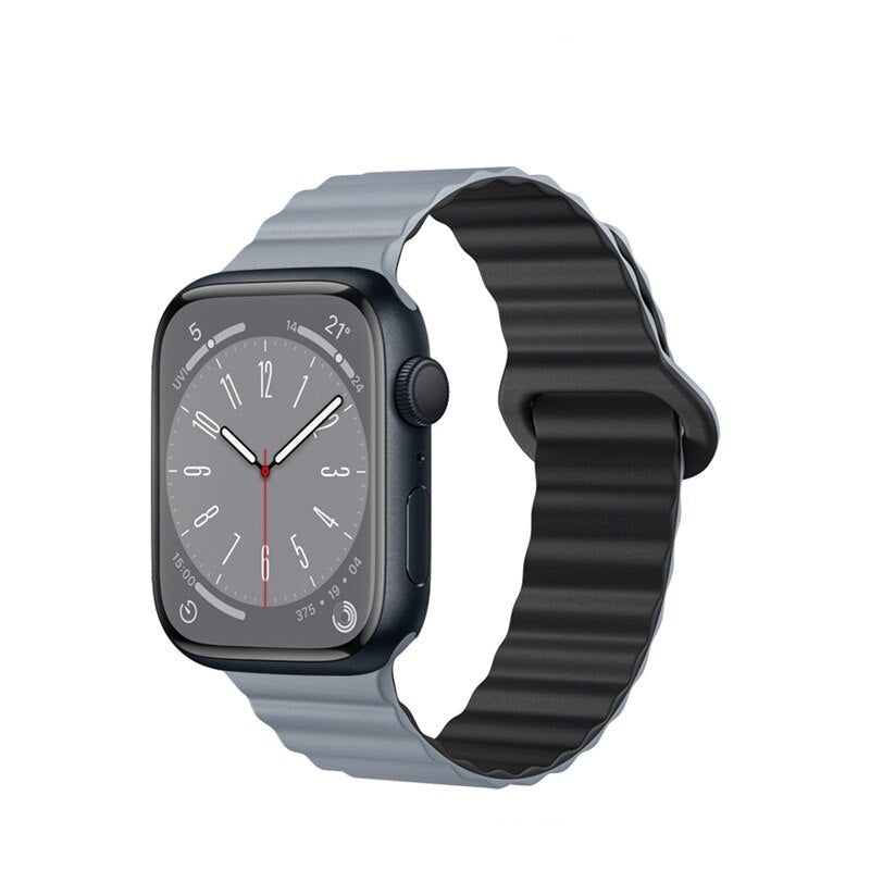 Correas de reloj magnéticas de silicona para Apple iWatch 
