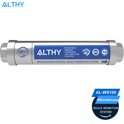 ALTHY IPSE Whole House Scale Inhibition Water Softener System Machine Descaler Filter Anti Limescale Corrosion & Hard water