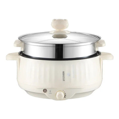Electric Cooker Dormitory Multi Cooker Household Multicooker for Hot Pot Cooking and Frying and Steak Office Easy Cooking 220V