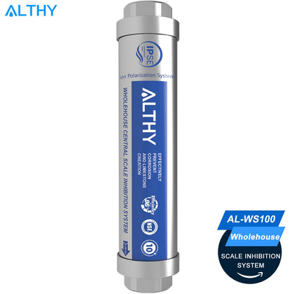ALTHY Whole House IPSE Water Descaler System, Alternative Water Softener, Salt-Free, Power-free, Anti Limescale Rust Corrosion