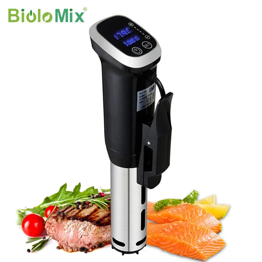 BioloMix 2.55 Generation IPX7 Waterproof Vacuum Sous Vide Cooker Immersion Circulator Accurate Cooking With LED Digital Display